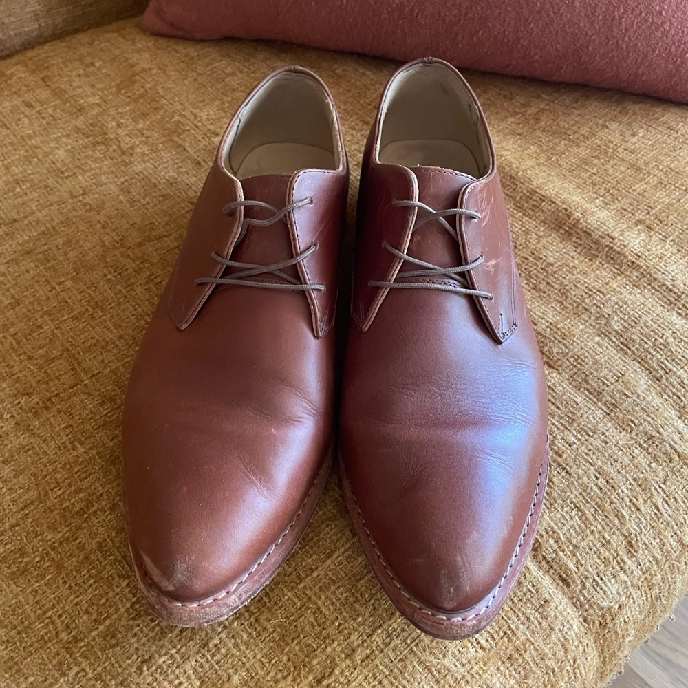 Women’s Nisolo Leather James Oxfords Size 10